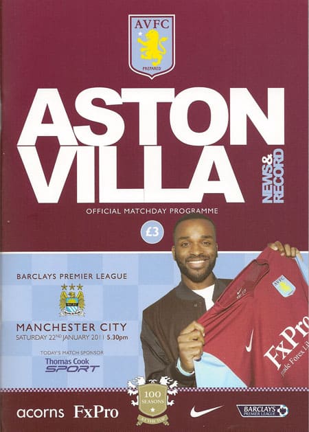 Aston Villa FC v Manchester City FC